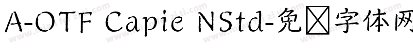 A-OTF Capie NStd字体转换